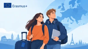 Alumnado de Grado Superior participando en experiencias formativas internacionales a través del programa Erasmus+.