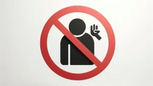 Señal de prohibido el bullying